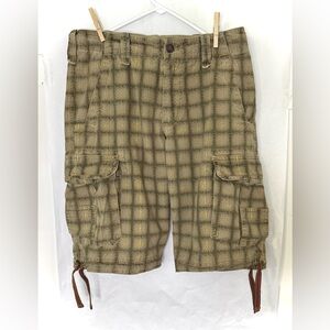 Plaid Cargo Mens Shorts By Wear First